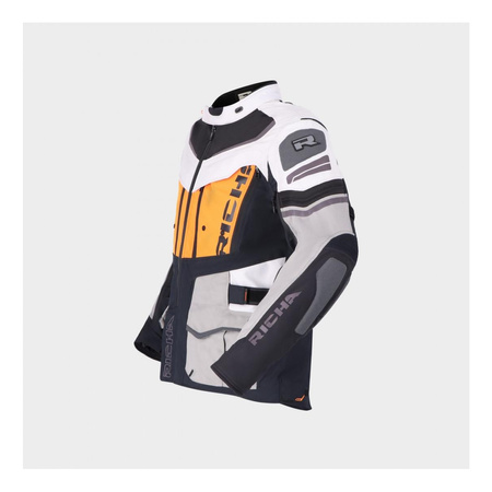 Kurtka tekstylna RICHA INFINITY 2 ADVENTURE GREY/ORANGE szary pomarańczowy czarny