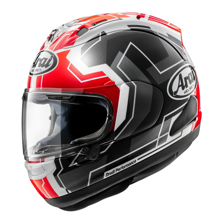 Kask integralny ARAI RX-7 V EVO czerwony czarny biały