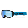 Gogle motocyklowe IMX ENDURANCE RACE BLACK MATT/BLUE SZYBA IRIDIUM BLUE + CLEAR czarny mat niebieski