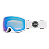 Gogle snowboardowe IMX PEAK WHITE MATT/WHITE SZYBA PODWÓJNA BLUE IRRIDIUM + BROWN biały