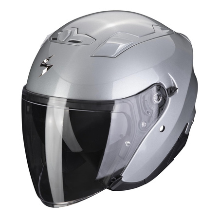 Kask otwarty SCORPION EXO-230 SOLID SILVER srebrny