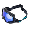 Gogle motocyklowe IMX SAND BLACK MATT/BLUE SZYBA BLUE IRIDIUM + CLEAR czarny niebieski
