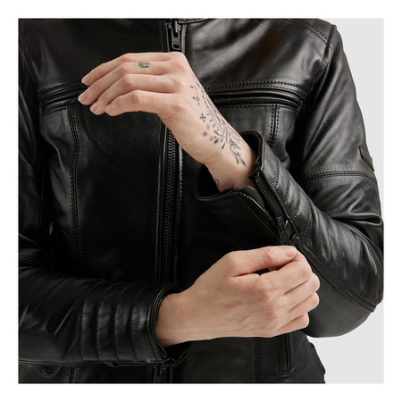 Kurtka skórzana damska REBELHORN HUNTER II LADY BLACK czarny