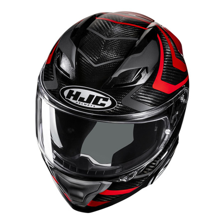 Kask integralny HJC F71 CARBON NEVIO BLACK/RED czarny czerwony