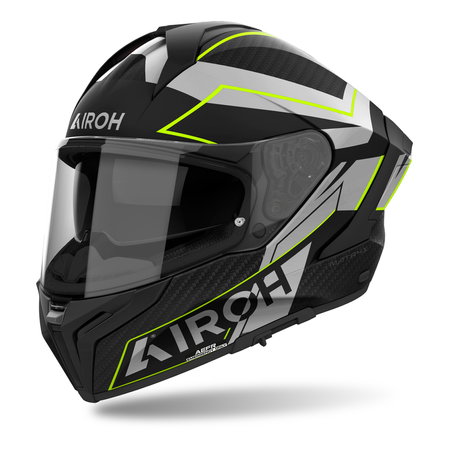Kask integralny AIROH MATRYX SENTINEL YELLOW MATT żółty fluo szary czarny