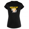 Koszulka T-shirt damski SHIMA FASTER LADY BLACK czarny