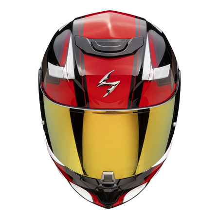 Kask integralny SCORPION EXO-391 CAPTOR BLACK/RED czarny czerwony