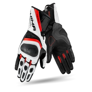 Rękawice sportowe damskie SHIMA MIURA RED FLUO czarny biały czerwony fluo