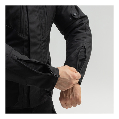 Kurtka tekstylna BROGER OVERLAND BLACK czarny