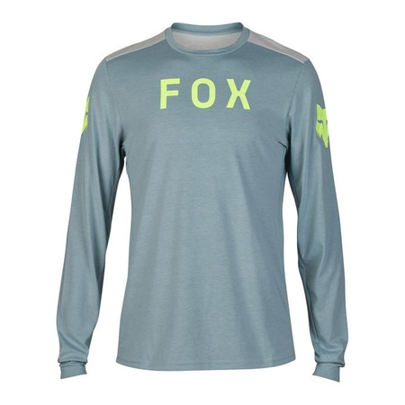 Koszulka rowerowa FOX RANGER DR Z DŁUGIM RĘKAWEM AVIATION GUNMETAL szary