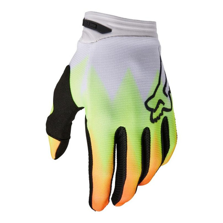 Rękawice cross dziecięce FOX JUNIOR 180 STATK RED/YELLOW czerwony żółty