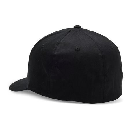 Czapka z daszkiem FOX HEAD FLEXFIT BLACK czarny