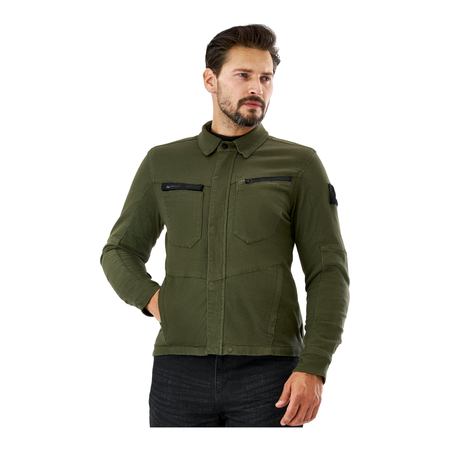 Kurtka tekstylna SHIMA GIRO KHAKI zielony