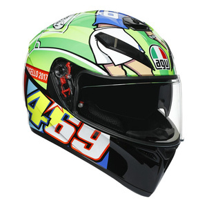Kask integralny AGV K3 SV ROSSI MUGELLO 2017 zielony niebieski czarny żółty fluo biały czerwony