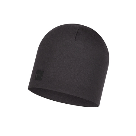 Czapka zimowa BUFF HEAVYWEIGHT MERINO WOOL SOLID BLACK