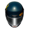 Kask integralny SHOEI GLAMSTER06 CHEETAH TC-2 niebieski zielony biały żółty