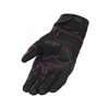 Rękawice miejskie damskie SECA AXIS MESH II LADY FUCHSIA czarny różowy