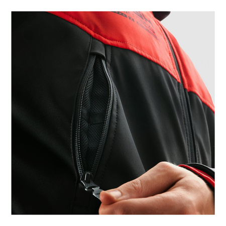 Kurtka tekstylna REBELHORN SLASH SPIDER BLACK/RED czarny czerwony