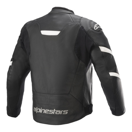 Kurtka skórzana ALPINESTARS FASTER V2 BLACK/WHITE czarny biały