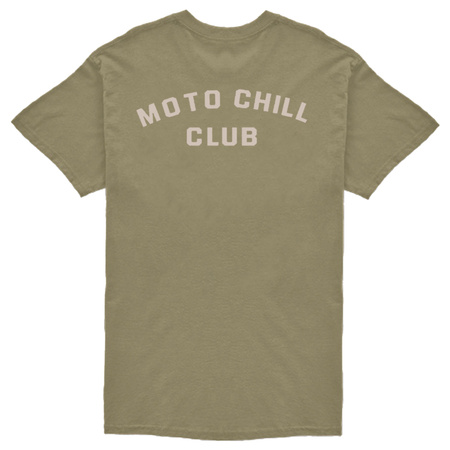 Koszulka T-shirt BROGER MOTO CHILL CLUB OLIVE zielony