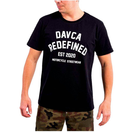 Koszulka T-shirt DAVCA REDEFINED czarny biały