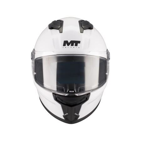 Kask integralny dziecięcy MT STINGER 2 KIDS PURE GLOSS WHITE biały