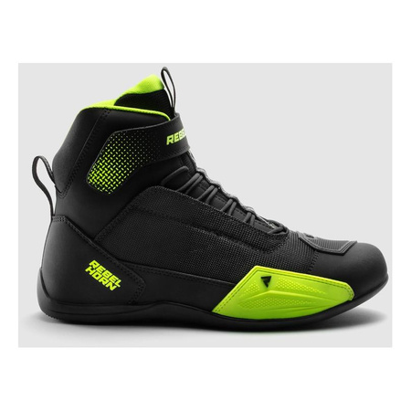 Buty krótkie REBELHORN SWIFT BLACK/FLUO YELLOW czarny żółty fluo