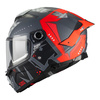 Kask integralny MT THUNDER 4 R SV CANVAS C5 MATT czarny szary czerwony