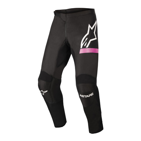 Spodnie cross damskie ALPINESTARS FLUID LADY CHASER BLACK/FLUO PINK czarny różowy