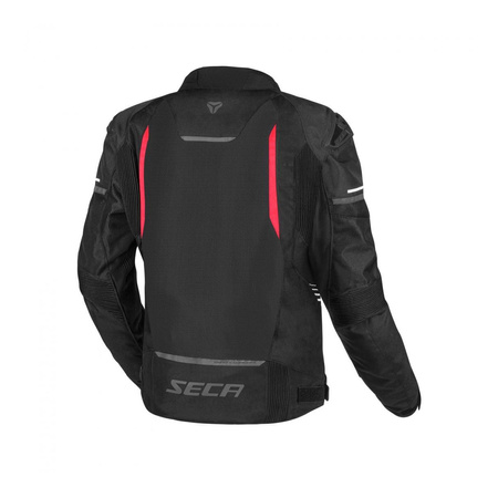 Kurtka tekstylna SECA AERO PRO RED czarny czerwony