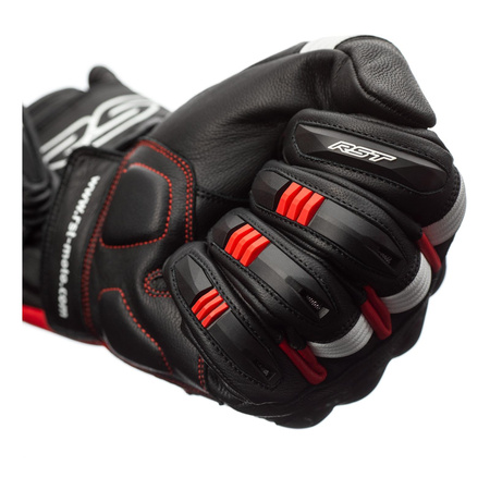 Rękawice sportowe RST PILOT BLACK/RED/WHITE czarny czerwony biały