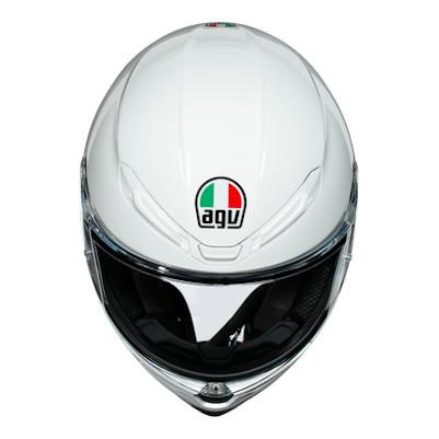 Kask integralny AGV K6 WHITE biały