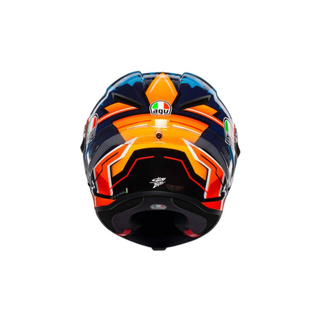 Kask integralny AGV CORSA R MILLER 2018 pomarańczowy niebieski granatowy biały