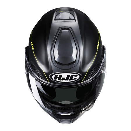 Kask szczękowy HJC RPHA 91 COMBUST BLACK/YELLOW czarny żółty fluo