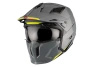 Kask otwarty z wpinaną szczęką MT STREETFIGHTER SV S SOLID GLOSS GREY