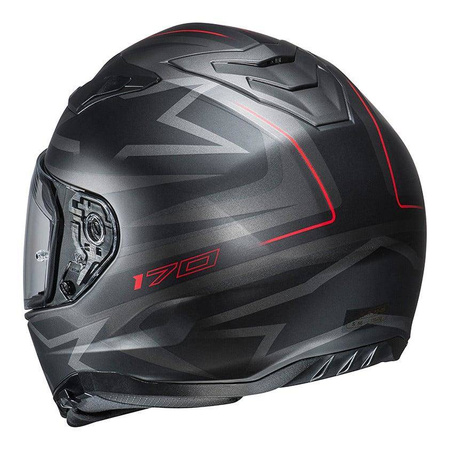 Kask integralny HJC I70 CRAVIA BLACK/RED czarny szary czerwony