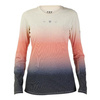 Koszulka rowerowa damska FOX LADY RANGER Z DŁUGIM RĘKAWEM DRIRELESE MID LUNAR BONE beżowy granatowy pomarańczowy