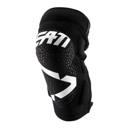 Ochraniacz kolan LEATT 3DF 5.0 ZIP WHITE/BLACK czarny biały