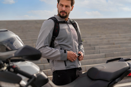 Kurtka tekstylna SHIMA OPENAIR GREY szary