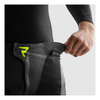Spodnie skórzane REBELHORN INFERNO BLACK/WHITE/FLUO YELLOW czarny biały żółty fluo