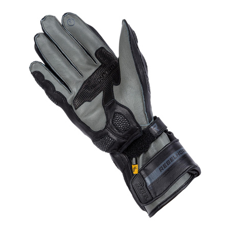 Rękawice sportowe damskie REBELHORN ST LONG LADY BLACK/GREY czarny szary