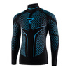 Koszulka termoaktywna REBELHORN THERM II BLACK/BLUE czarny niebieski