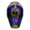 Kask cross BELL MOTO-9S FLEX SLAYCO BLACK/PURPLE czarny fioletowy żółty fluo niebieski