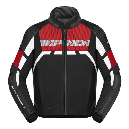 Kurtka tekstylna SPIDI RAPID H2OUT RED czarny czerwony biały