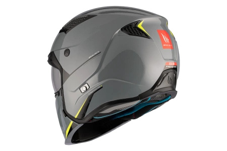 Kask otwarty z wpinaną szczęką MT STREETFIGHTER SV S SOLID GLOSS GREY