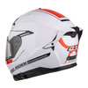Kask integralny NZI GO RIDER STREAM DUO SOLID WHITE biały