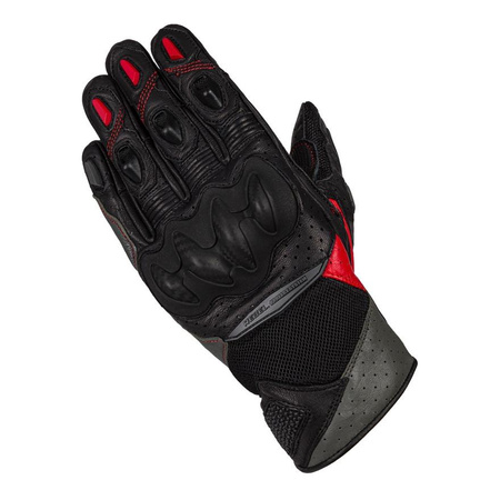 Rękawice sportowe damskie REBELHORN FLUX II LADY BLACK/FLO RED czarny szary czerwony fluo