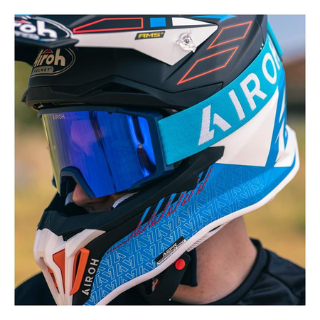 Gogle motocyklowe AIROH BLAST XR1 BLUE MATT niebieski