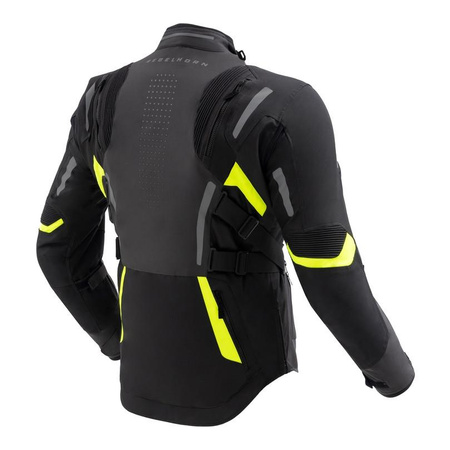 Kurtka tekstylna REBELHORN HIKER IV BLACK/ANTHRACITE/FLUO YELLOW czarny grafitowy żółty fluo