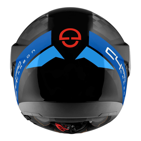 Kask szczękowy SCHUBERTH C4 PRO CARBON ECE AVIO BLUE czarny niebieski czerwony